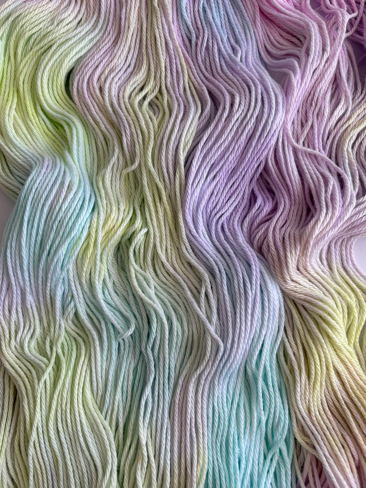 Rainbow Sherbet - 4 ply 100% Cotton 100g