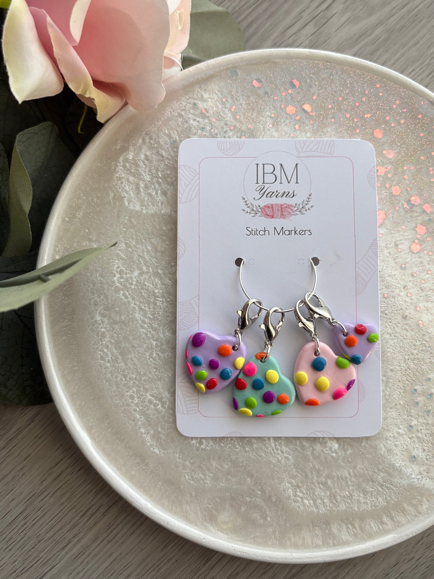 Dotty - Pack of 4 stitch markers