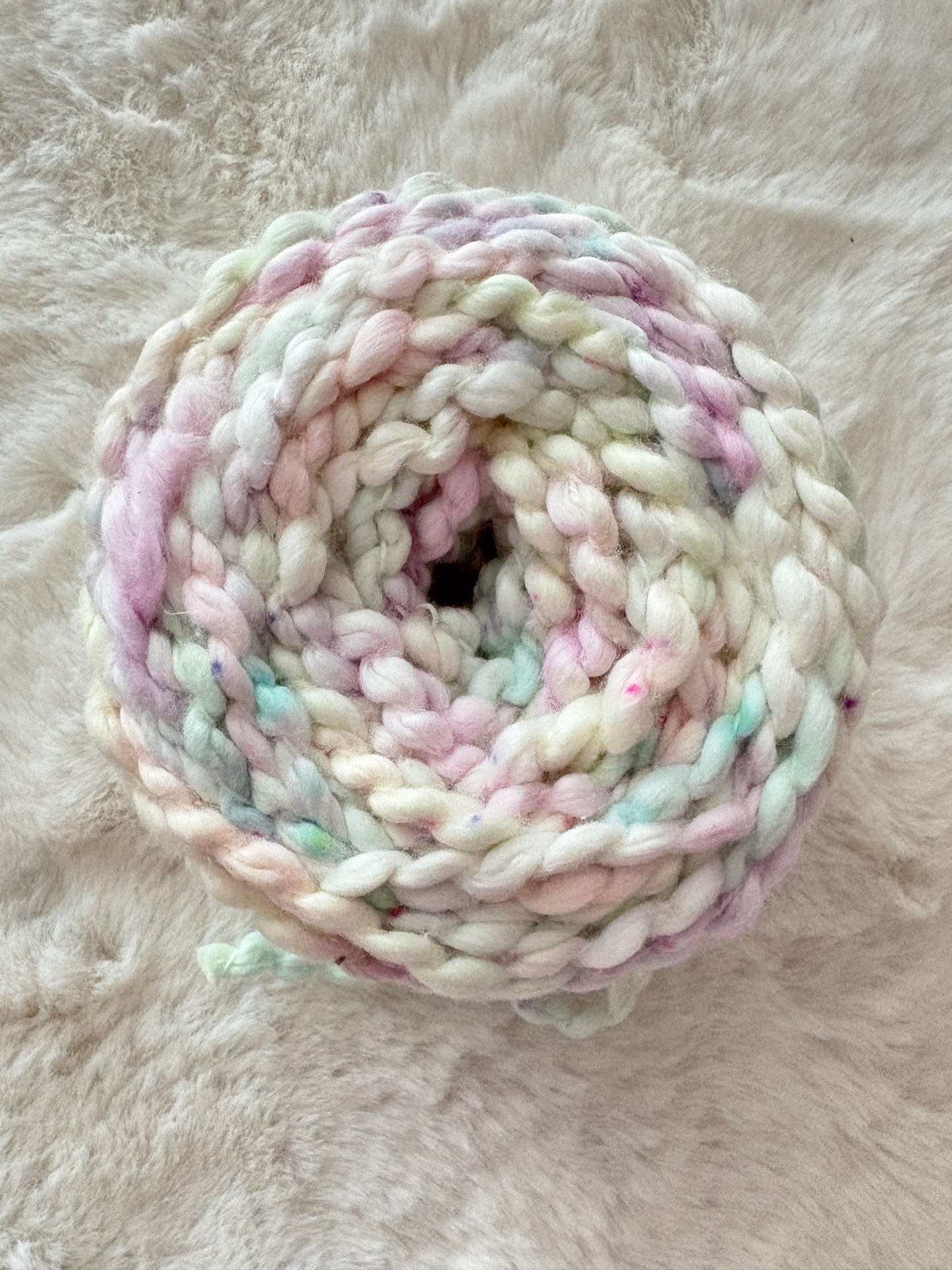 Pastel Blooms - Super Bulky Hand Dyed Cotton