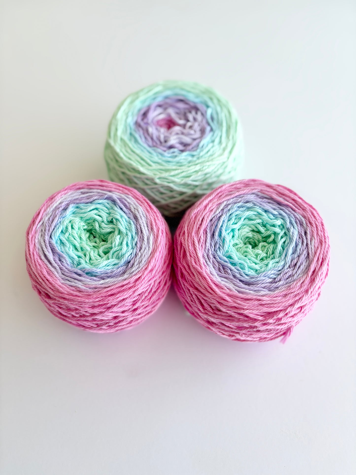 Fairy Glow Yarn Cake - Australian Cotton 100g - IBM Yarns