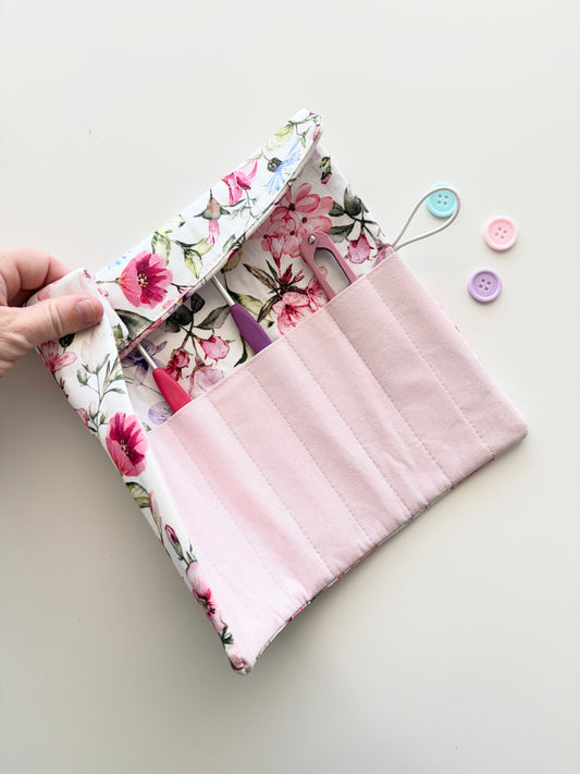Floral | Crochet Hook Pouch