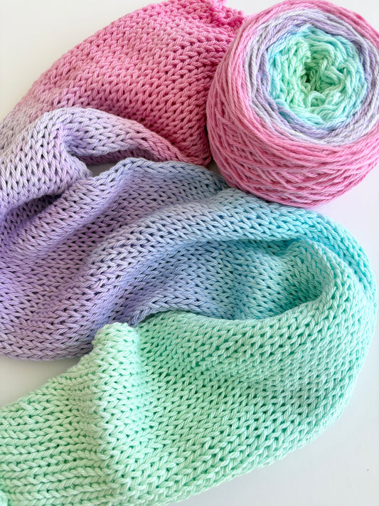 Fairy Glow Yarn Cake - Australian Cotton 100g - IBM Yarns