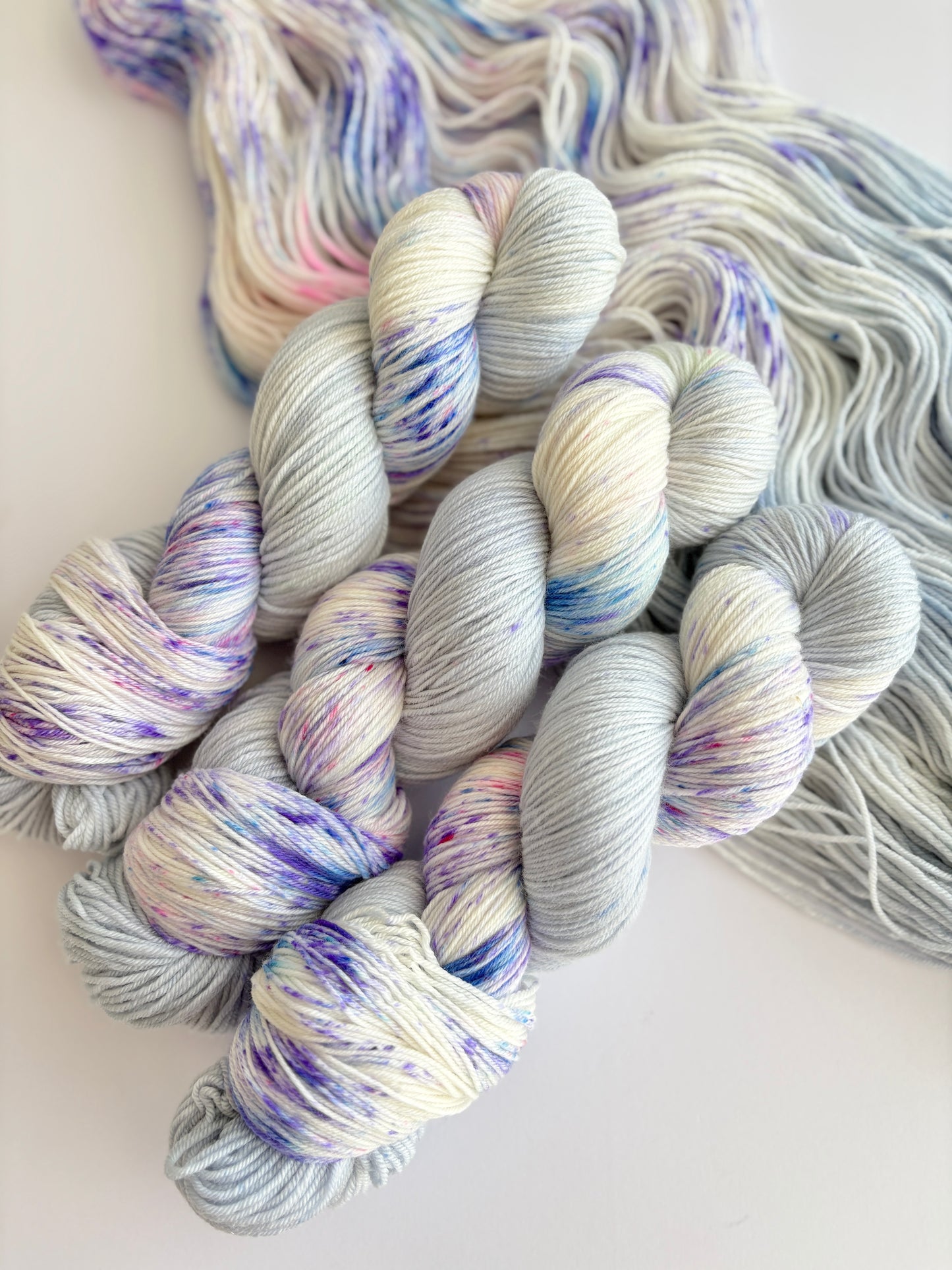 Perfectly Periwinkle - 4 ply and 8 ply Merino/ Nylon Superwash