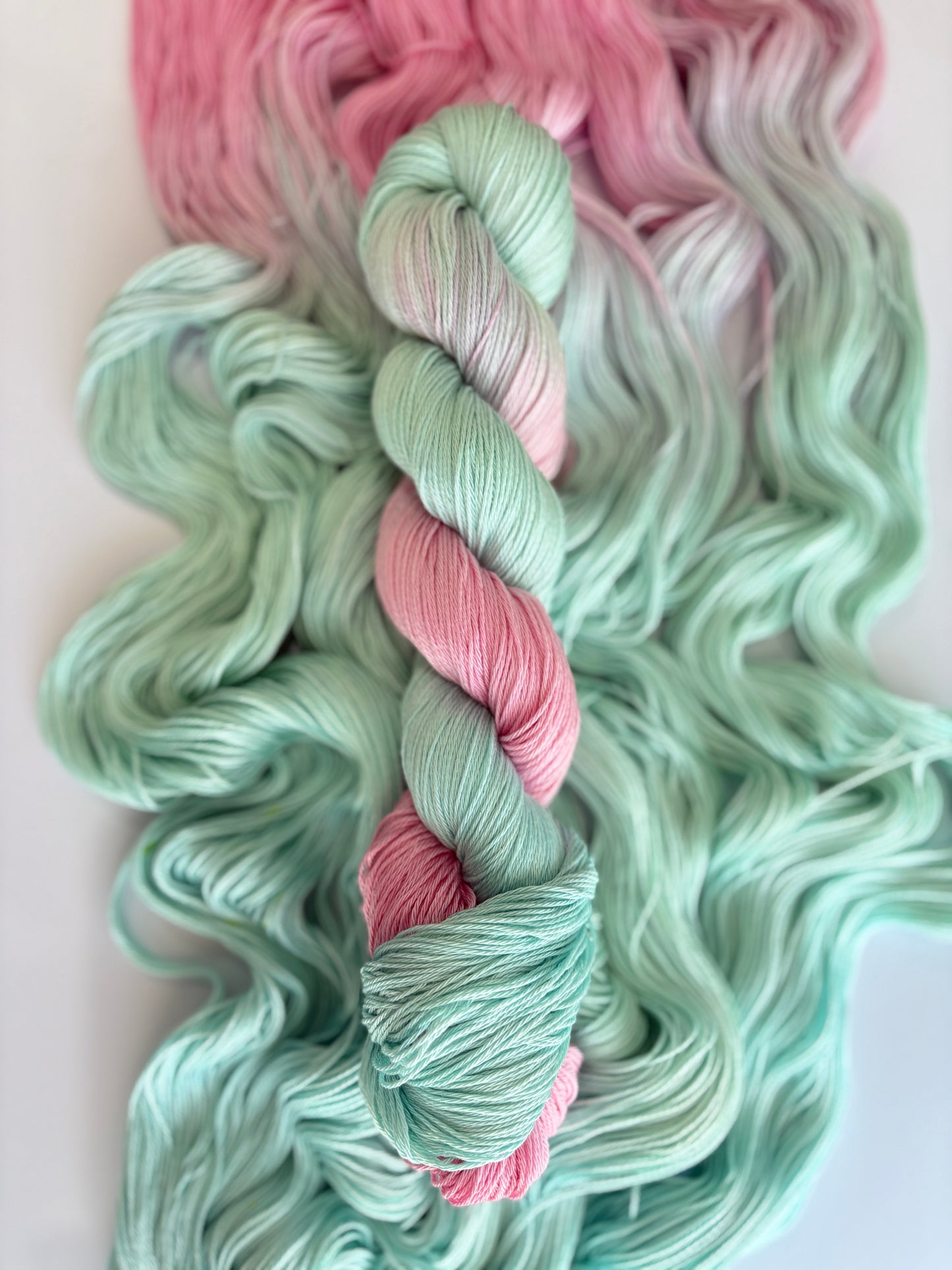 Bubblegum - 100% Pima Cotton 4 ply/ fingering