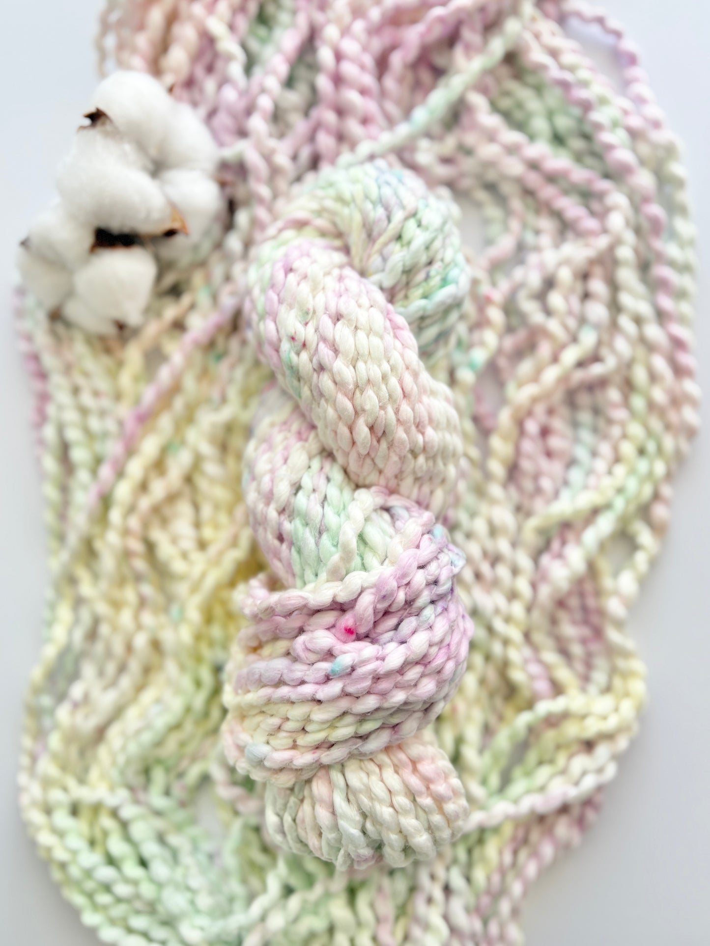Pastel Blooms - Super Bulky Hand Dyed Cotton