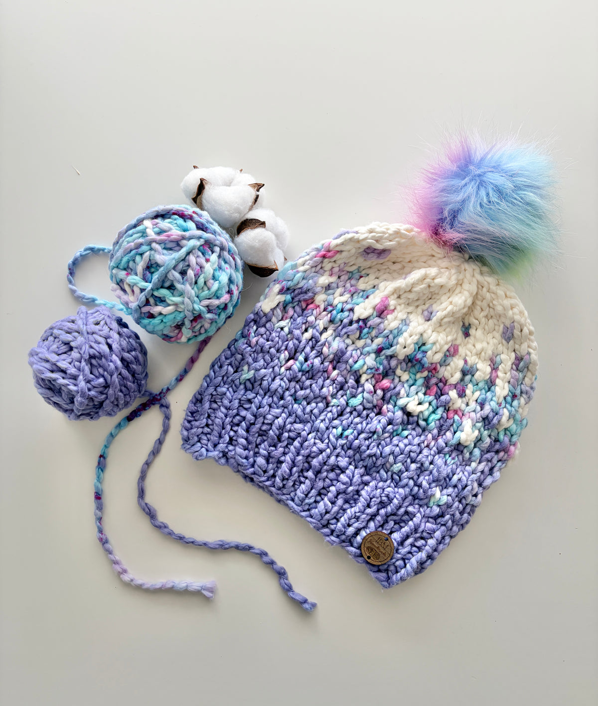 Pixie Periwinkle | Super Bulky Cotton (Ready to ship)