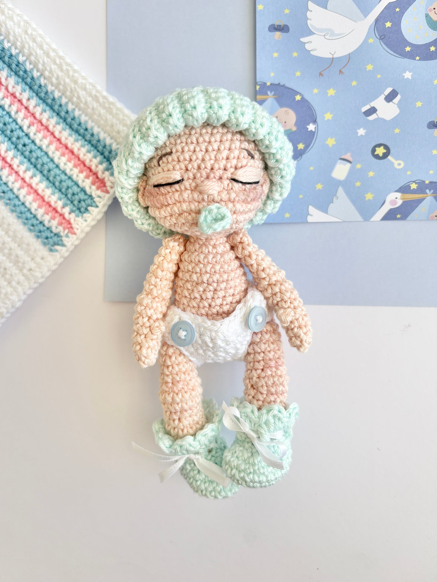 Newborn baby doll - IBM Yarns