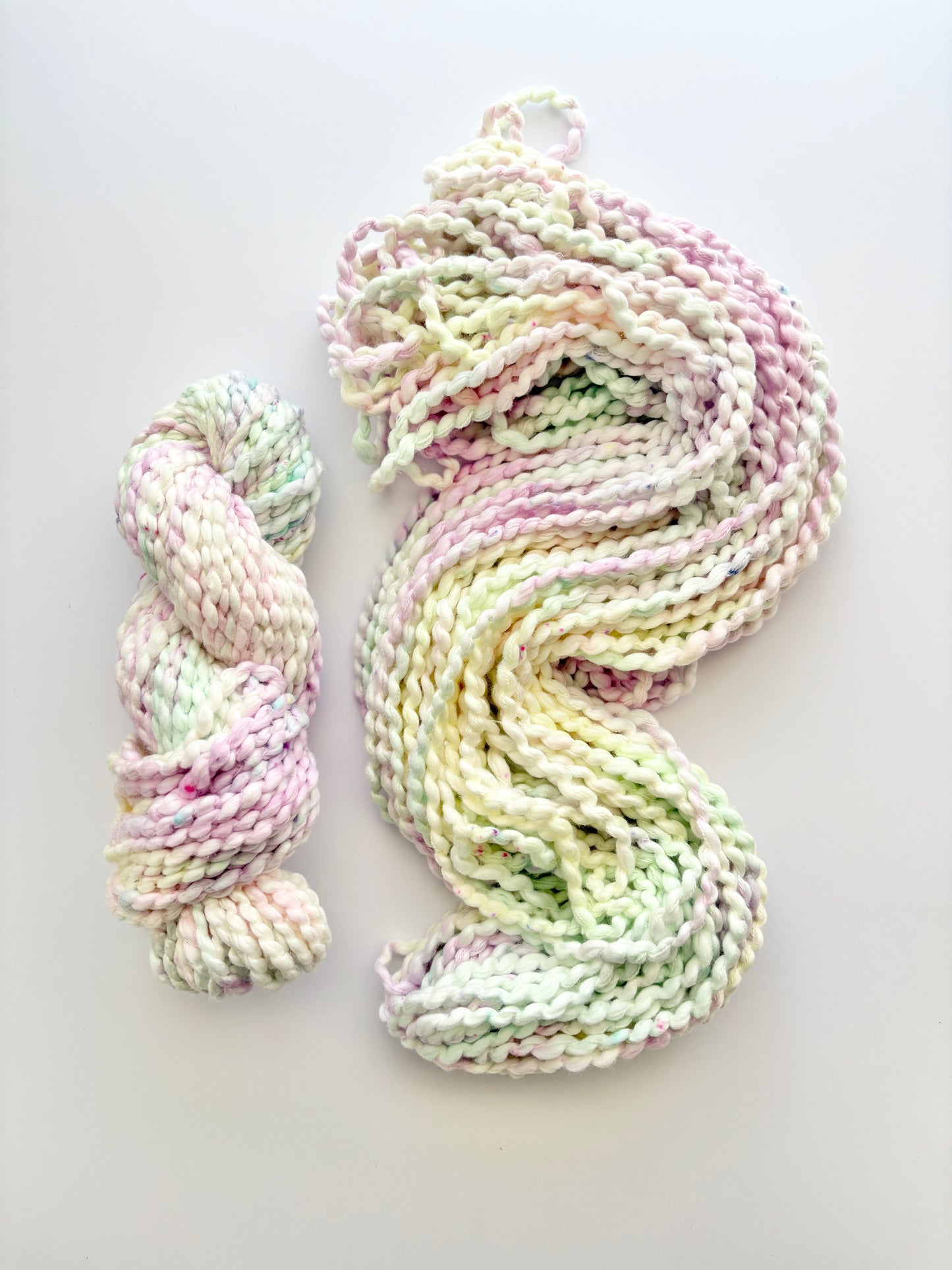 Pastel Blooms - Super Bulky Hand Dyed Cotton