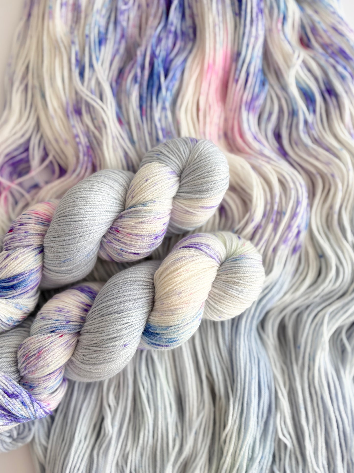 Perfectly Periwinkle - 4 ply and 8 ply Merino/ Nylon Superwash