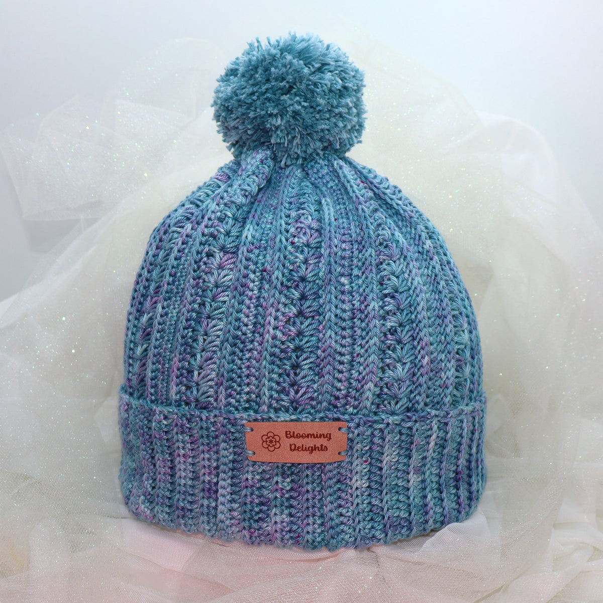 Aurora Beanie Crochet Pattern and Yarn Bundle