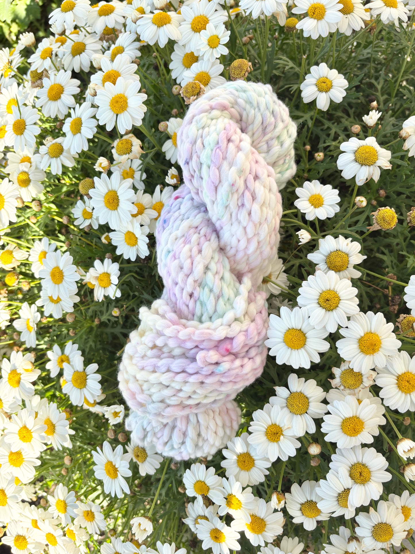 Pastel Blooms - Super Bulky Hand Dyed Cotton