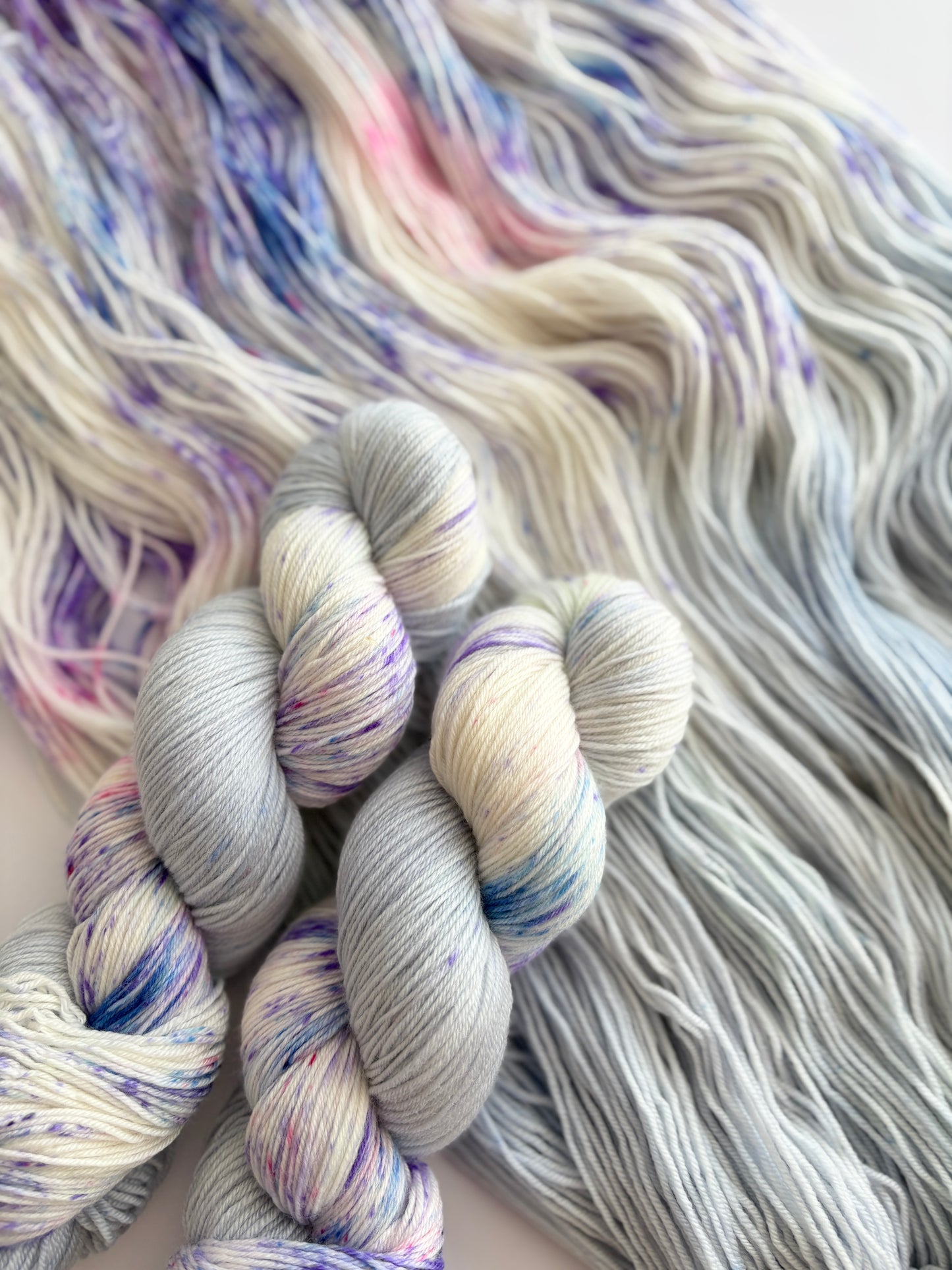 Perfectly Periwinkle - 4 ply and 8 ply Merino/ Nylon Superwash