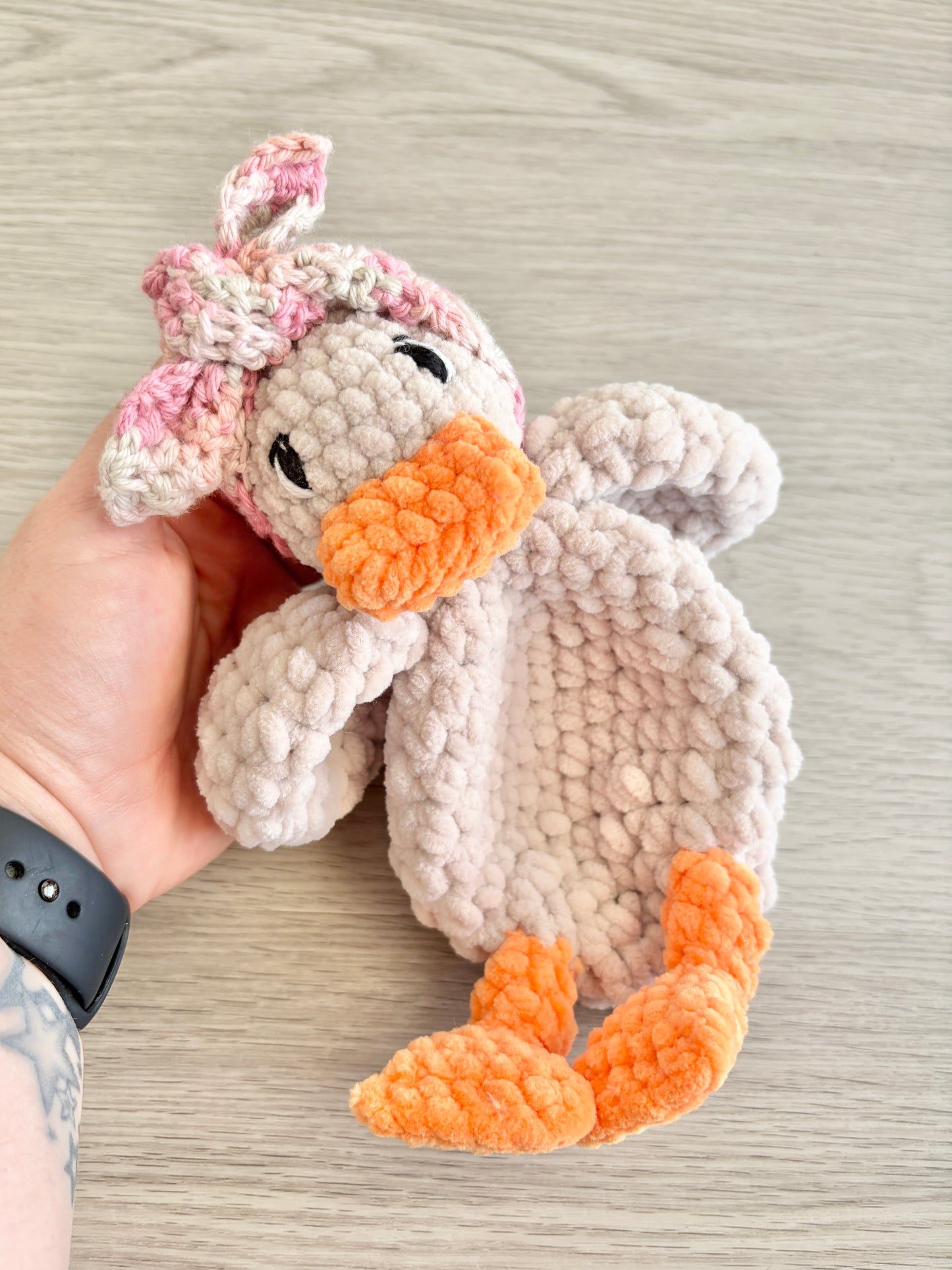 Duck lovey/ comforter - IBM Yarns