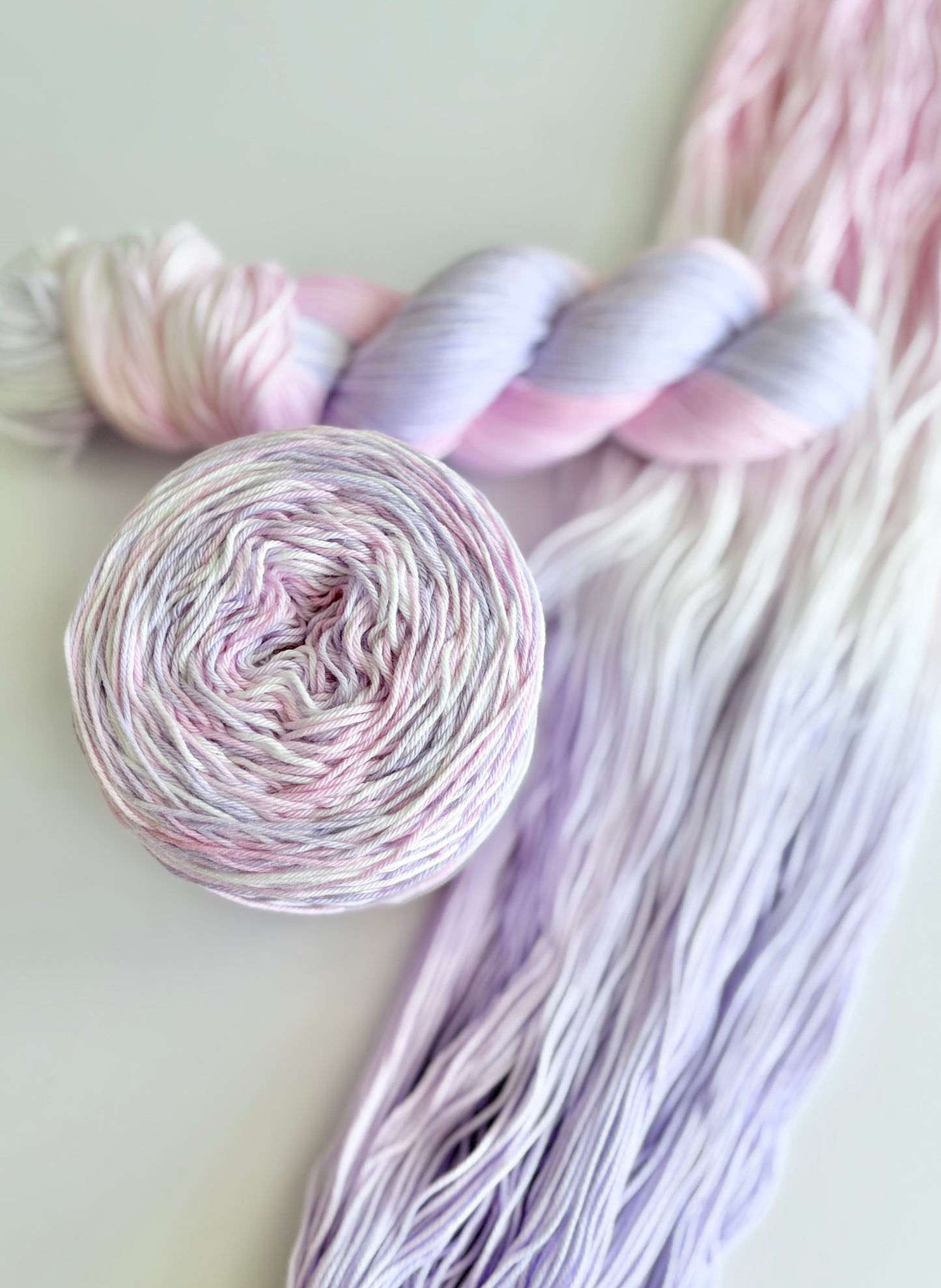 Marshmallow Smoosh - 4 ply 100% cotton 100g
