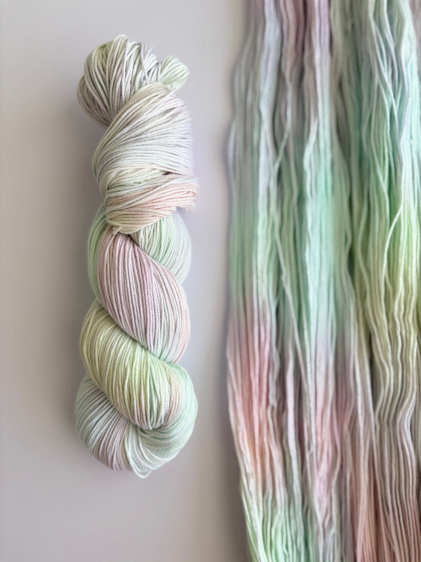 Rainbow Sherbet - 4 ply 100% Australian Cotton - IBM Yarns