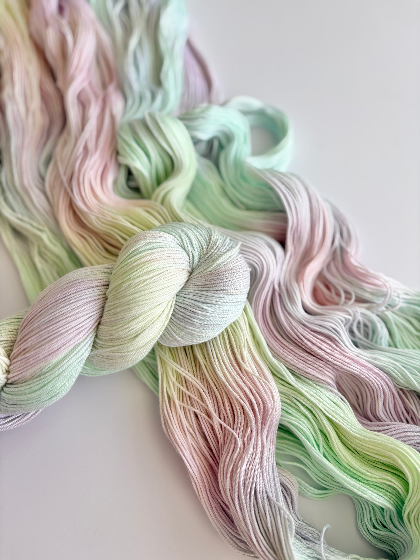 Rainbow Sherbet - 4 ply 100% Australian Cotton - IBM Yarns