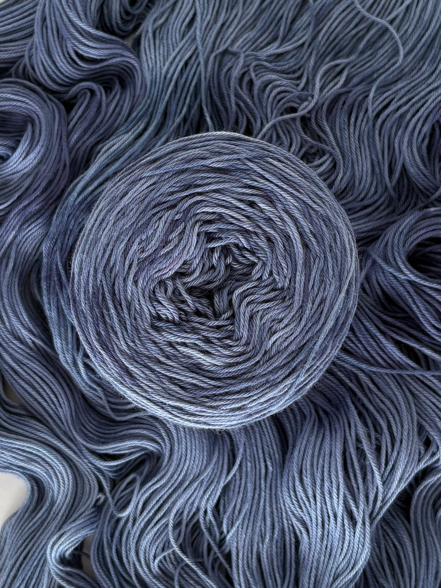 Denim - 4 ply 100% Hand Dyed Cotton