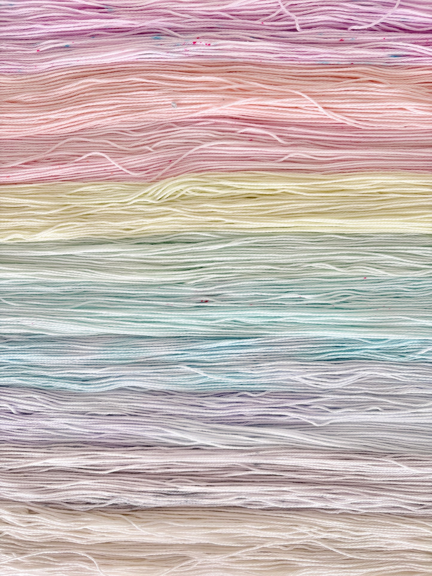 Pastel Pops "Unicorn Whisper" - 10x 25g Amigurumi Egyptian cotton set, Hand Dyed Cotton 4ply