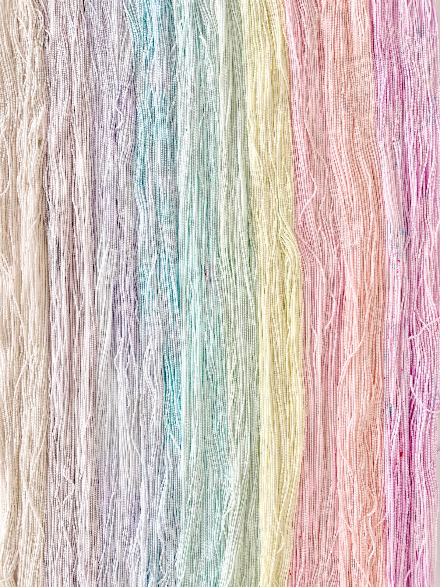Pastel Pops "Unicorn Whisper" - 10x 25g Amigurumi Egyptian cotton set, Hand Dyed Cotton 4ply