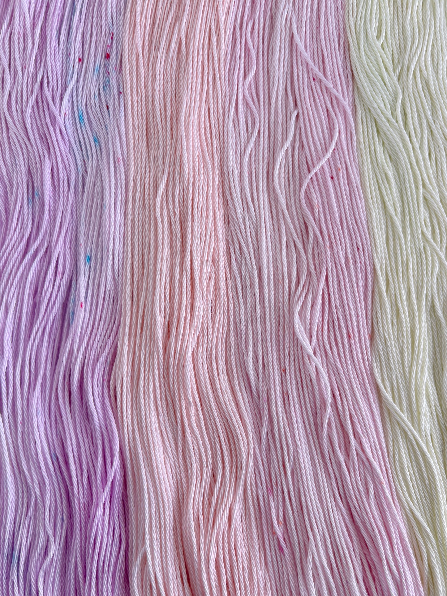 Pastel Pops "Unicorn Whisper" - 10x 25g Amigurumi Egyptian cotton set, Hand Dyed Cotton 4ply