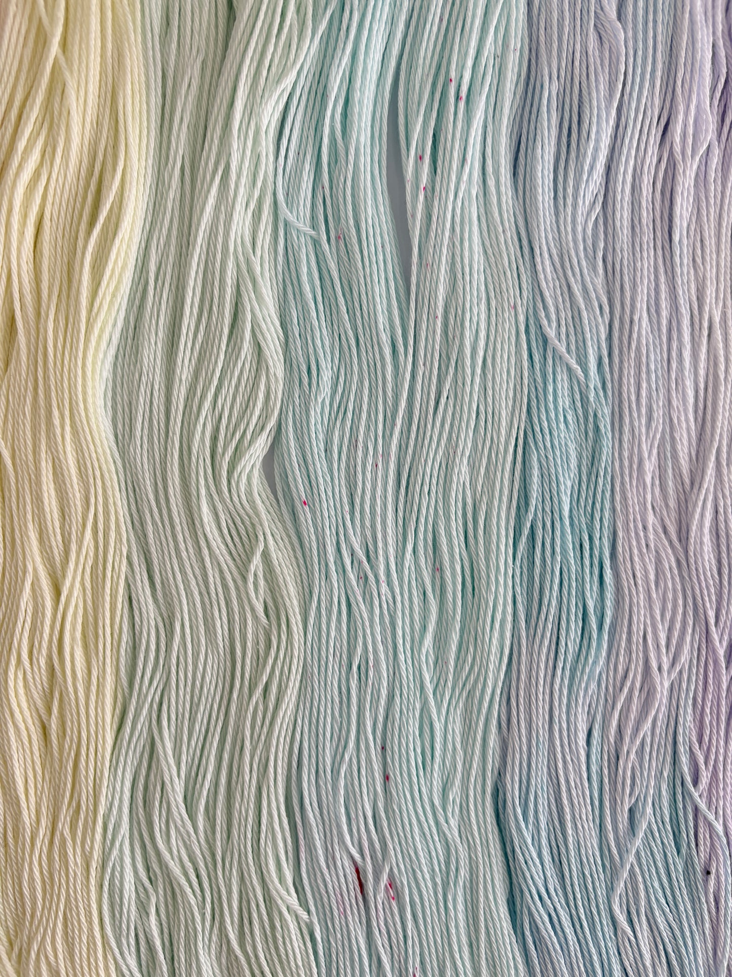 Pastel Pops "Unicorn Whisper" - 10x 25g Amigurumi Egyptian cotton set, Hand Dyed Cotton 4ply