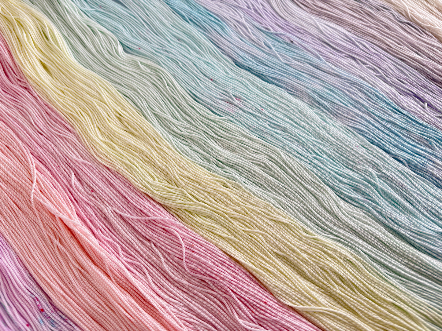 Pastel Pops "Unicorn Whisper" - 10x 25g Amigurumi Egyptian cotton set, Hand Dyed Cotton 4ply