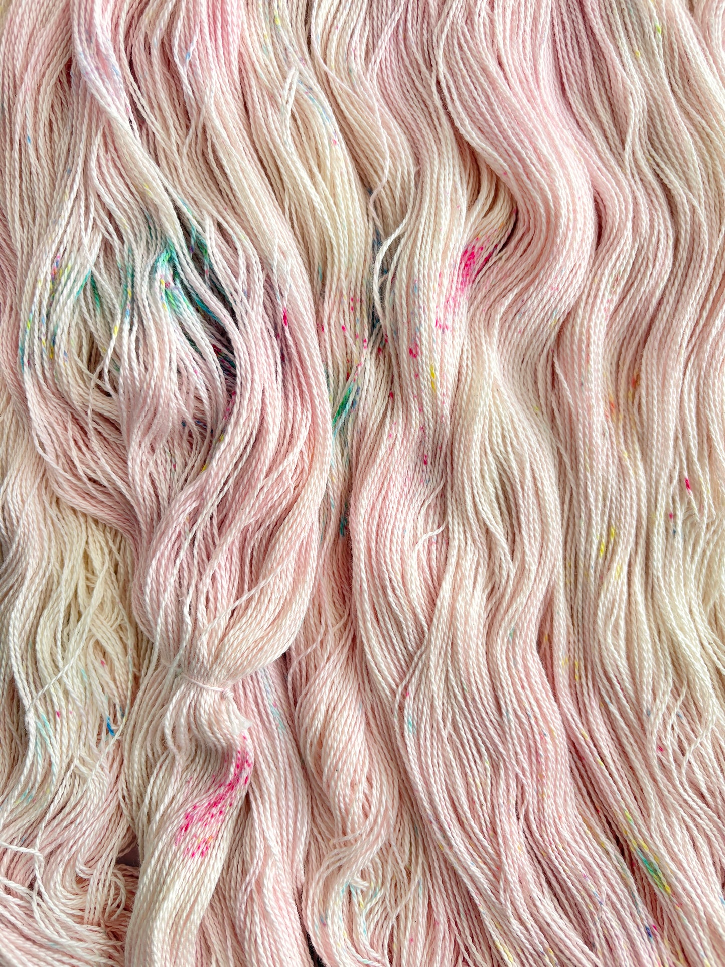Makin' me blush - 2 ply/ Lace, 100% Pima Cotton - Hand Dyed Cotton