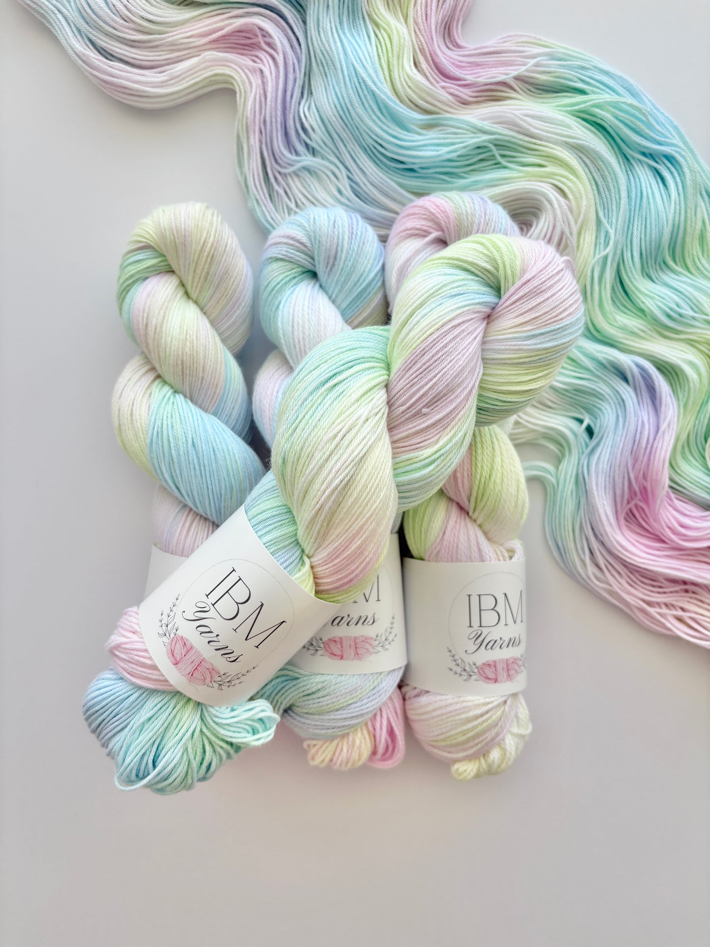 Rainbow Sorbet - CUSTOM BASES Hand Dyed Cotton
