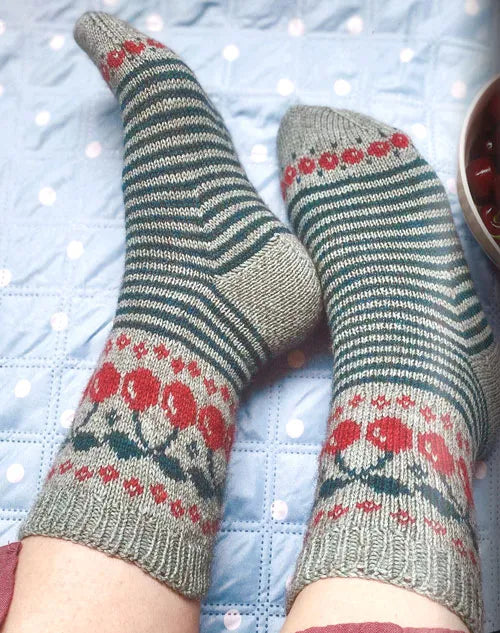 Charming Colorwork Socks 25 Delightful Knitting Patterns for Colorful, Comfy Footwear - Charlotte Stone