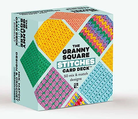 The Granny Square Stitches Card Deck - Claire Montgomerie
