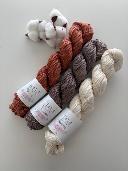 100% Pima Cotton 12 ply