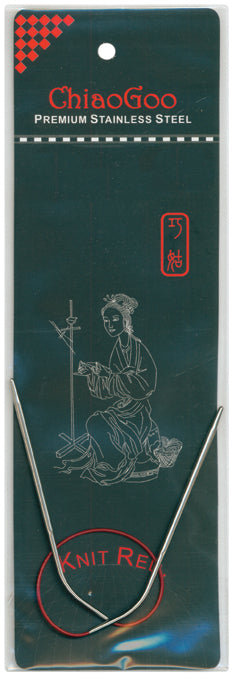 ChiaoGoo Red Circular Knitting Needles 12" (30cm) 2.25