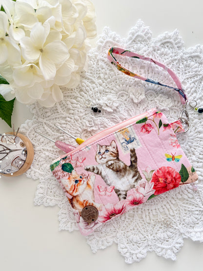 Cats | Crochet Hook Bag