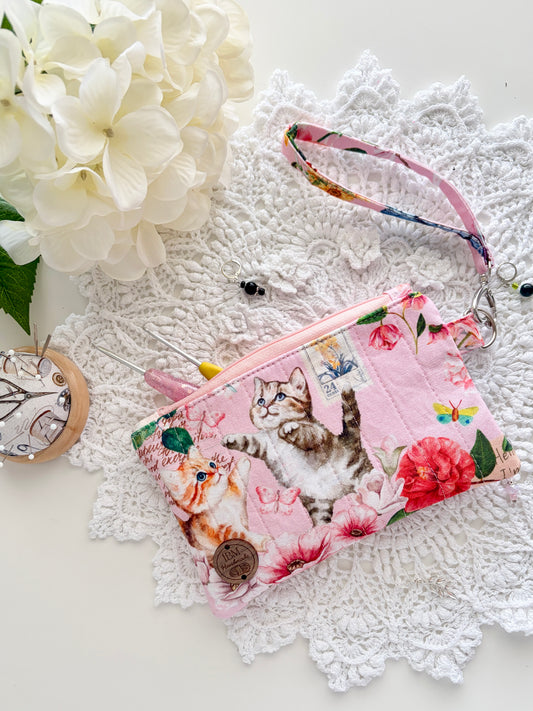Cats | Crochet Hook Bag