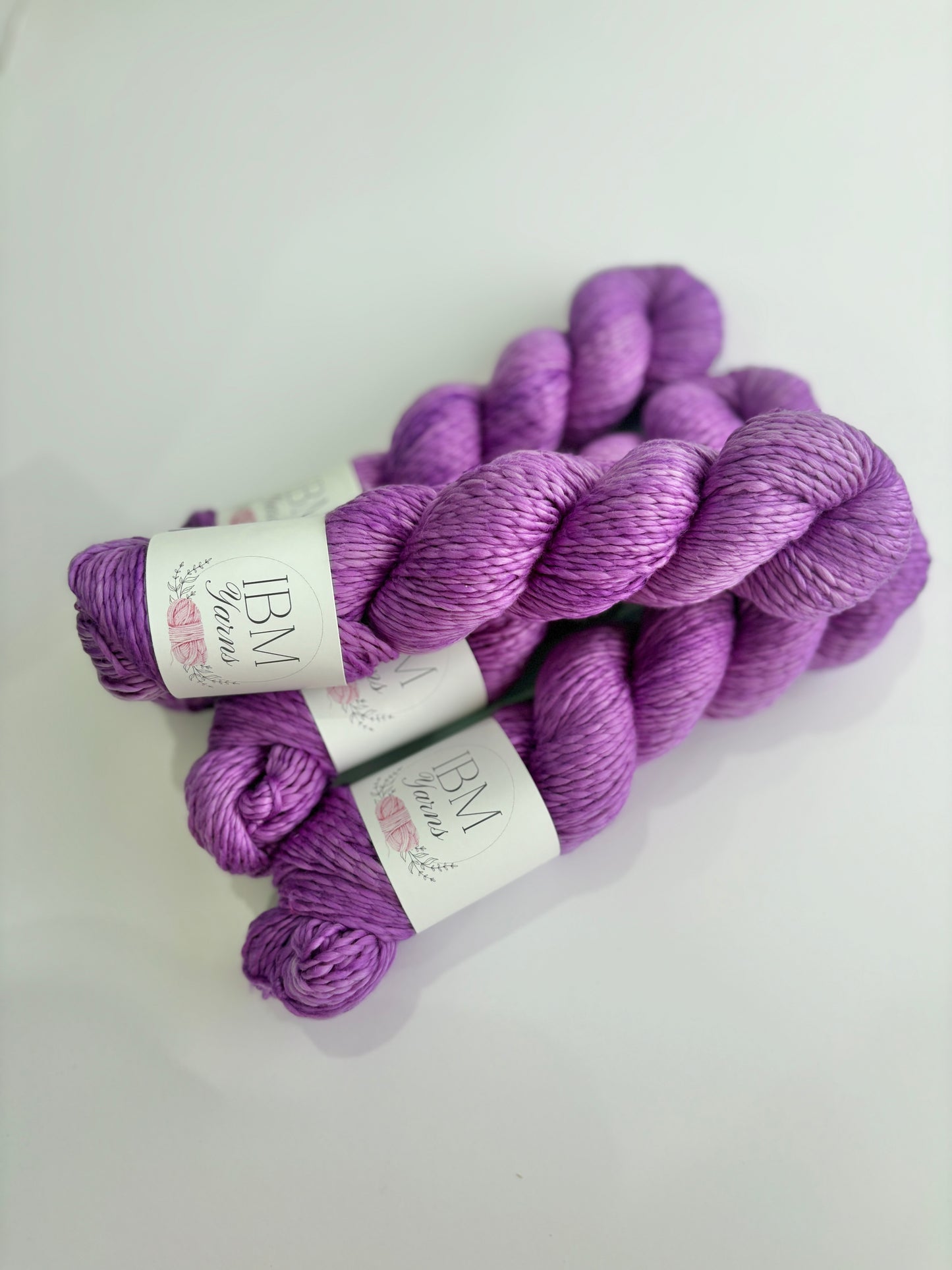 Violet Violence - DK Pima cotton Air Hand Dyed Cotton