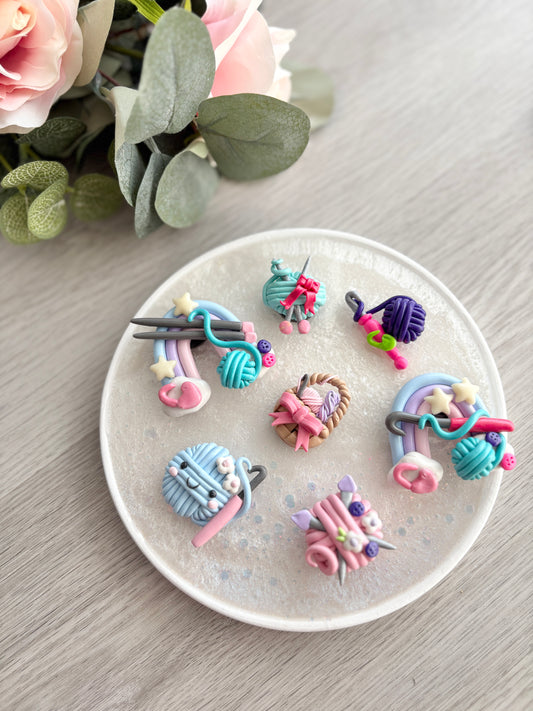 Hooked on clay - Polymer clay Fridge Magnets