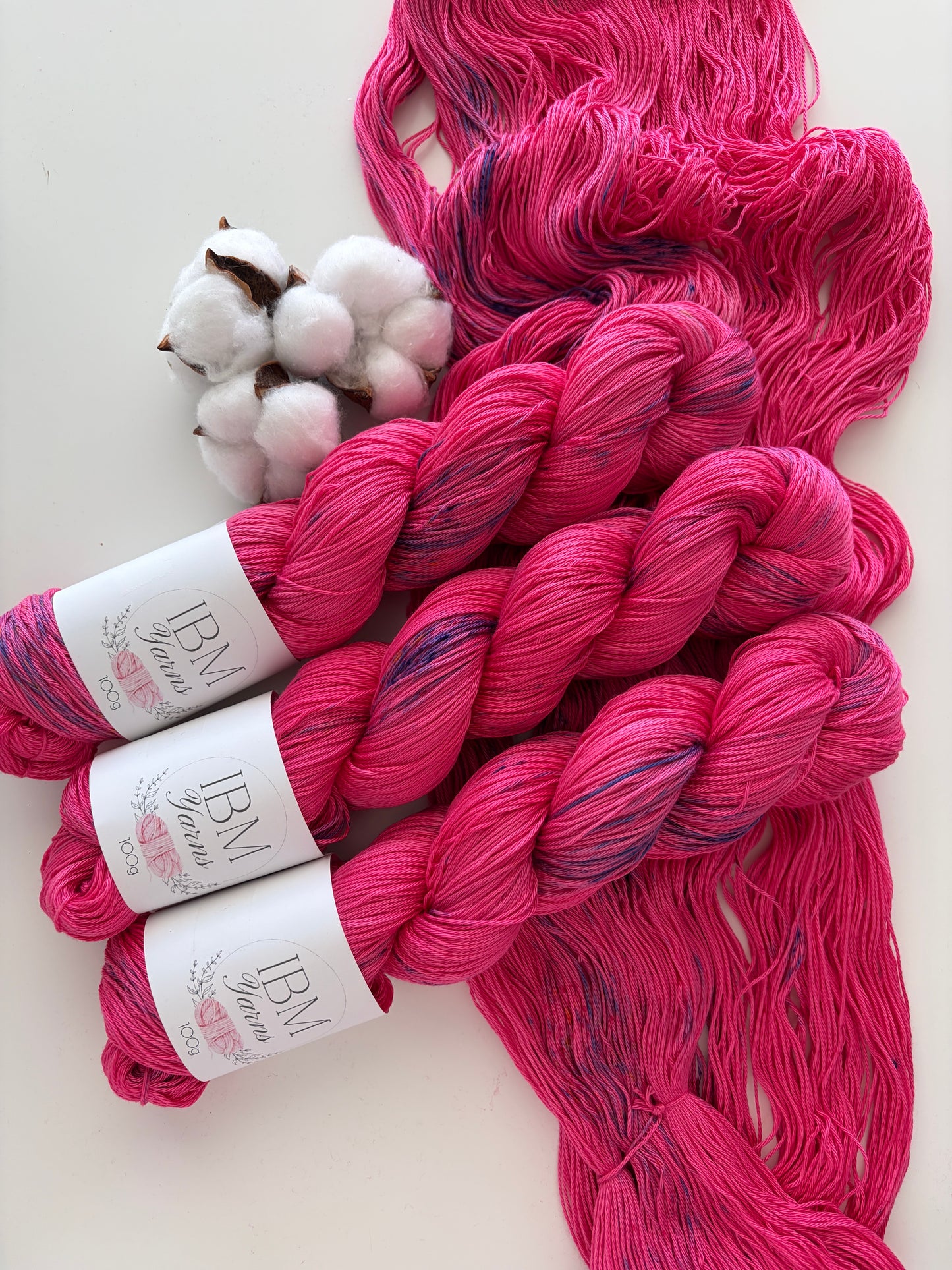 Pink Pansy | Peruvian Pima Cotton 4 ply