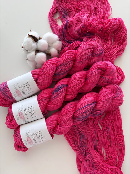 Pink Pansy | Peruvian Pima Cotton 4 ply