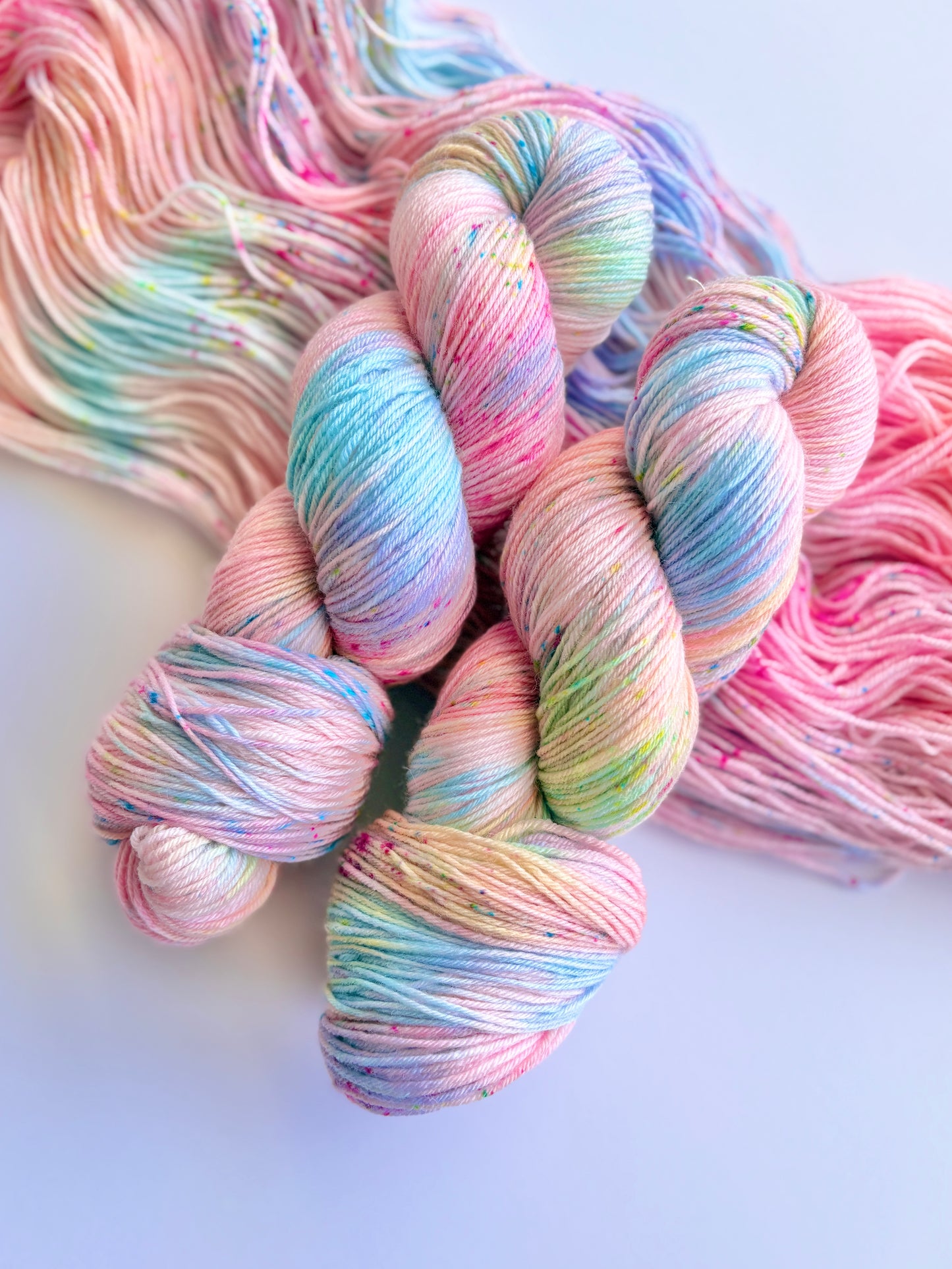 “Rainbowscape” Sock 4 ply/ fingering Australian Merino Wool