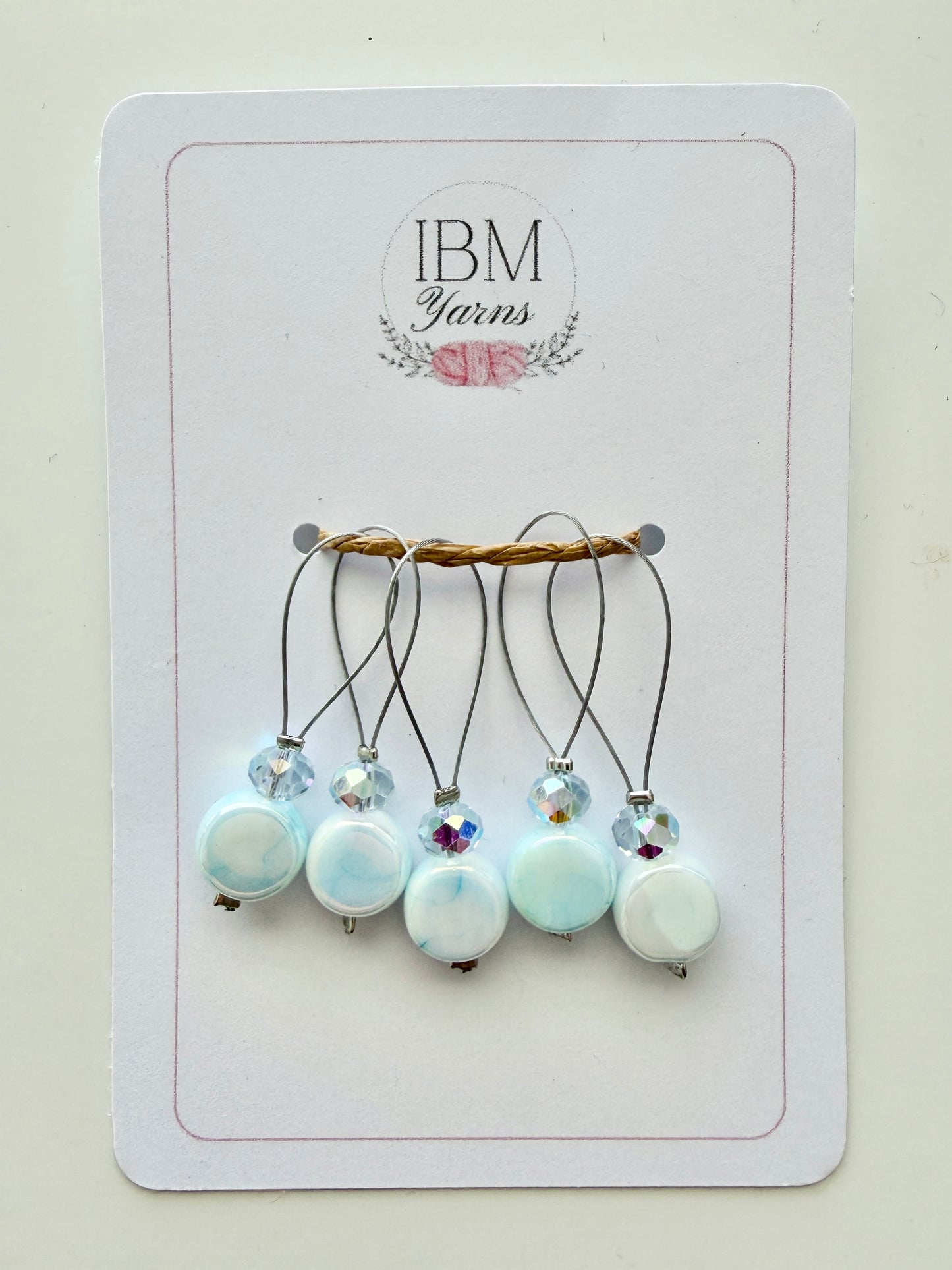 Handmade Stitch Markers | loop stitch markers