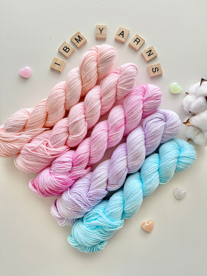 Rainbow Clouds | 5x 50g Skein Set 100% Classic Cotton
