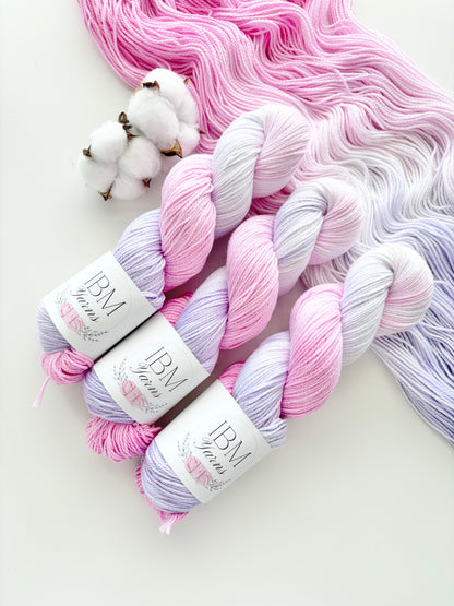 Marshmallow Smoosh | Cotton Yarn (Select Your Base)
