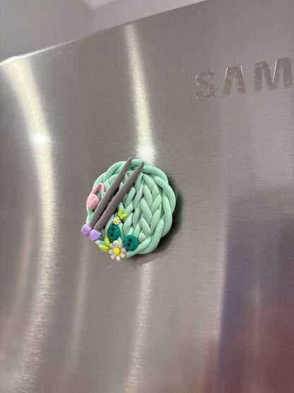 Fridge Magnets - Knit and Crochet