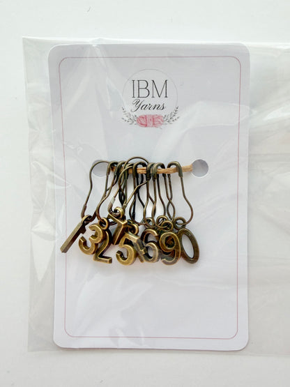 Handmade Stitch Markers | Set of 10 Counters