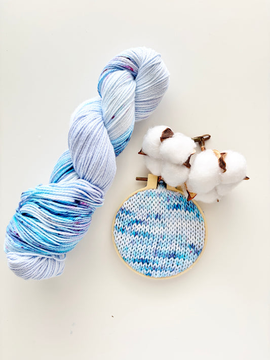 Perfectly Periwinkle | Cotton Yarn (Select Your Base)