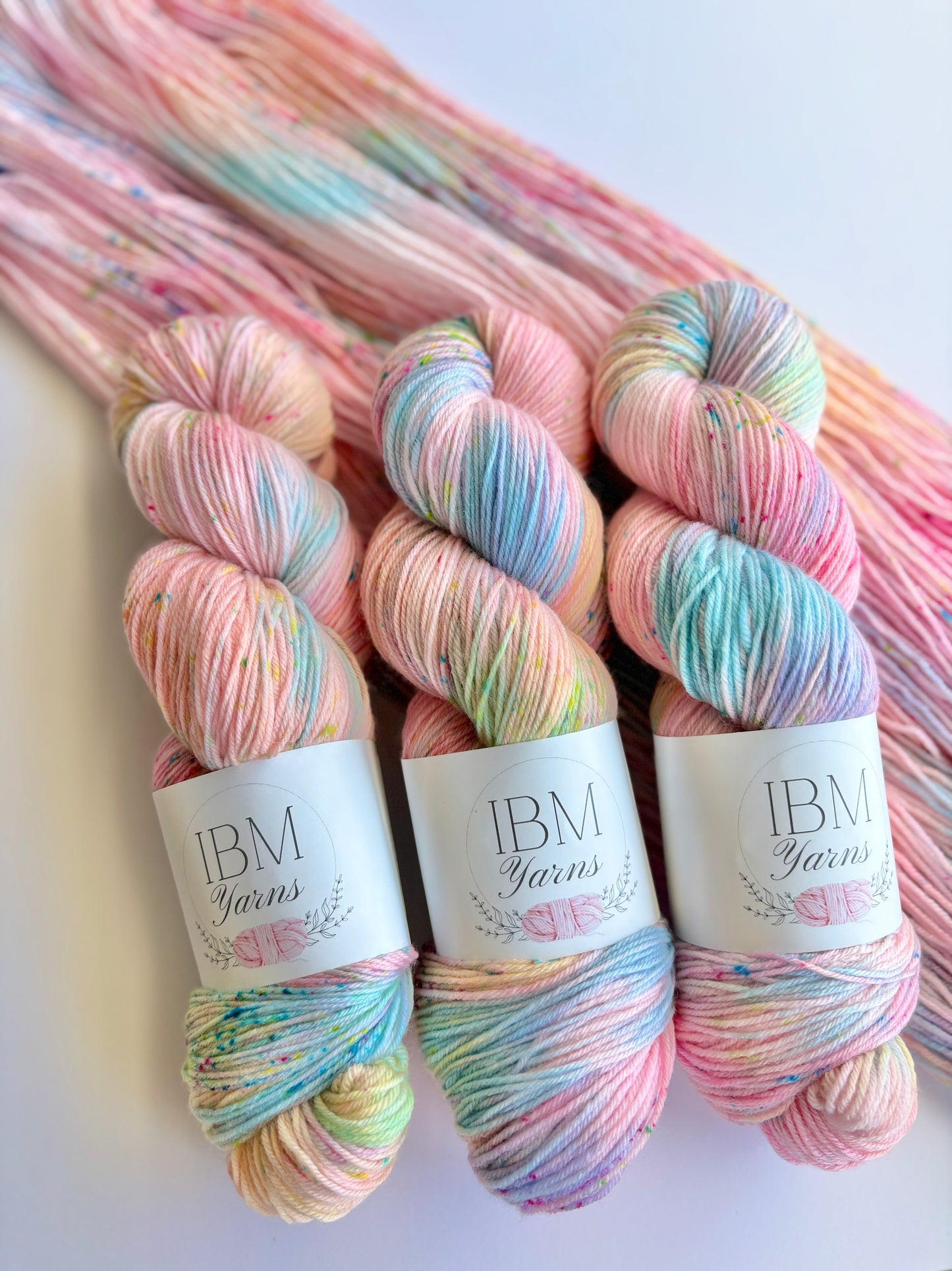 “Rainbowscape” Sock 4 ply/ fingering Australian Merino Wool