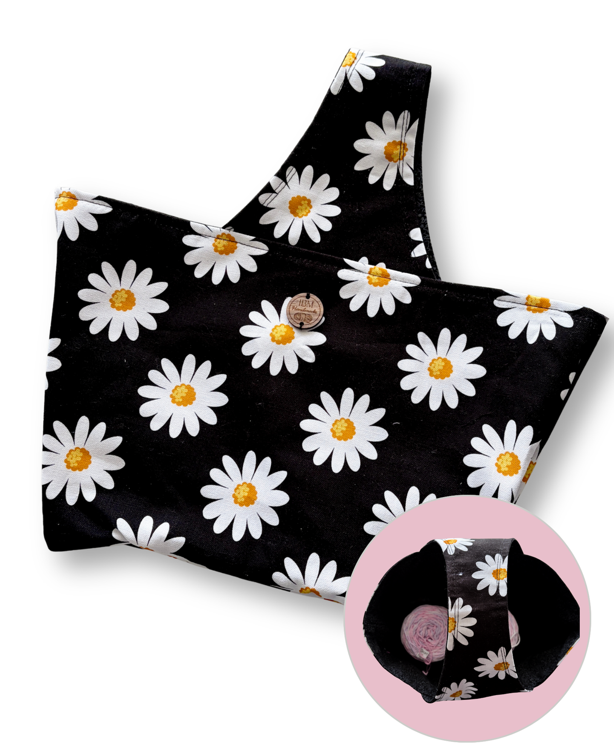 Basket Project Bags | Crochet and Knitting Carry Bags