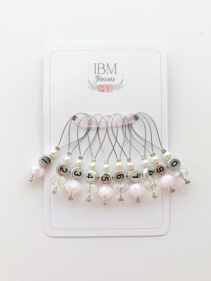 Handmade Stitch Markers | Set of 10 Counters