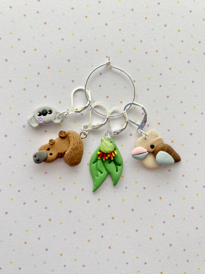 Australiana - Pack of 4 stitch markers