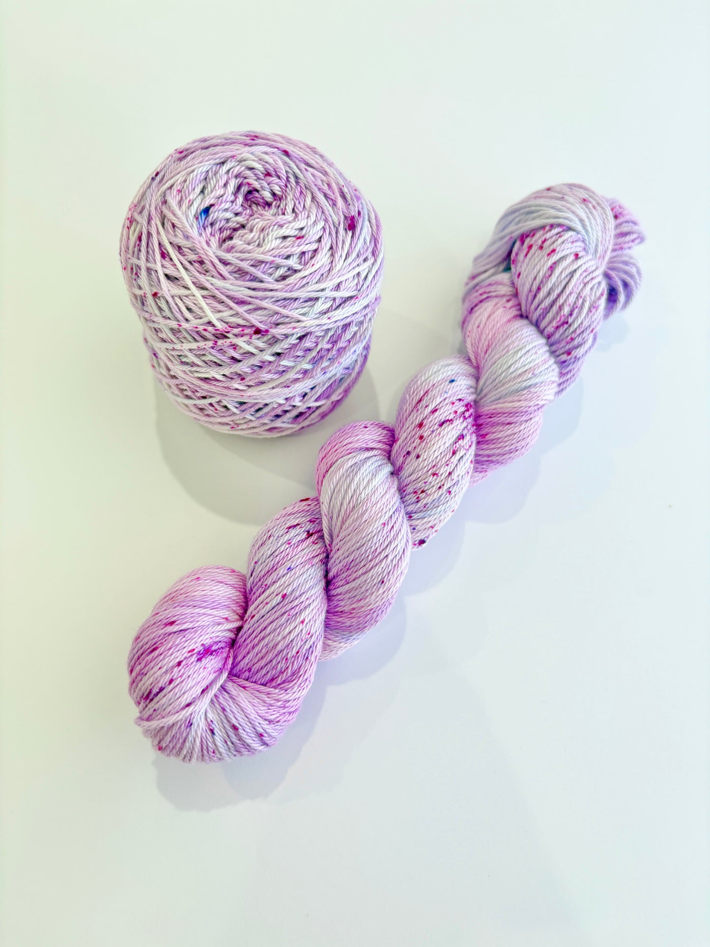 Indigo Blooms Collection - 7x 50g cakes 100% Egyptian Giza cotton mercerised - hand dyed yarn set